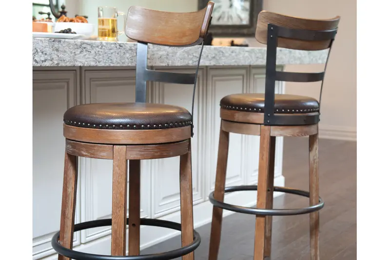 Pinnadel Light Brown Barstool – Counter Height 1