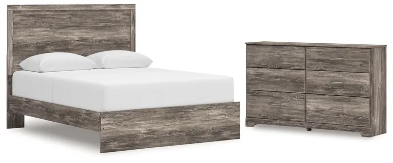 Ralinksi Gray Queen Panel Bed With Coordinating Dresser 1