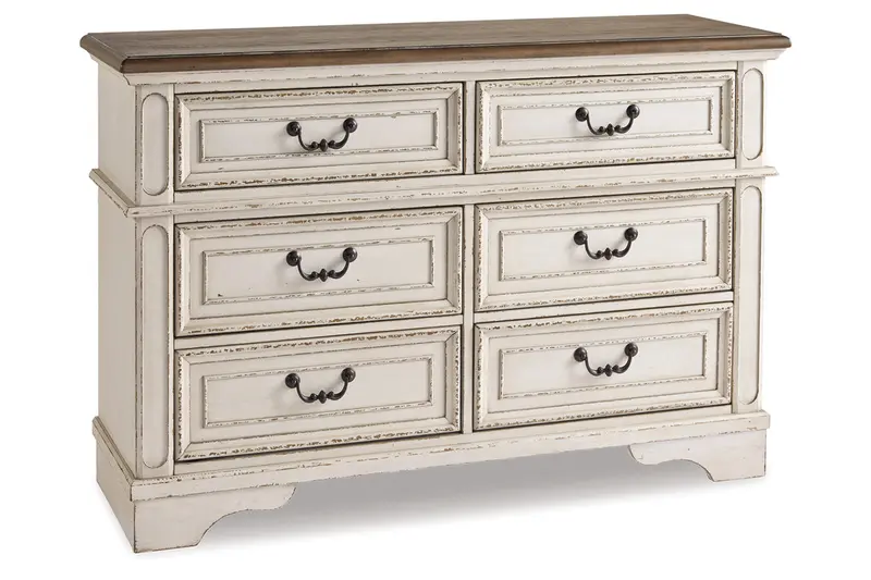 Realyn Two-Tone 6-Drawer Dresser 1