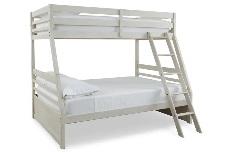 Robbinsdale Antique White Twin-Over-Full Bunk Bed 1