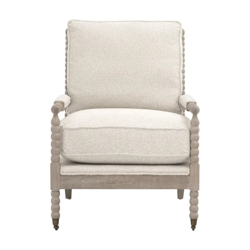 Rouleau Tufted Club Chair – Mid-Century Inspired Lounge Seat 1