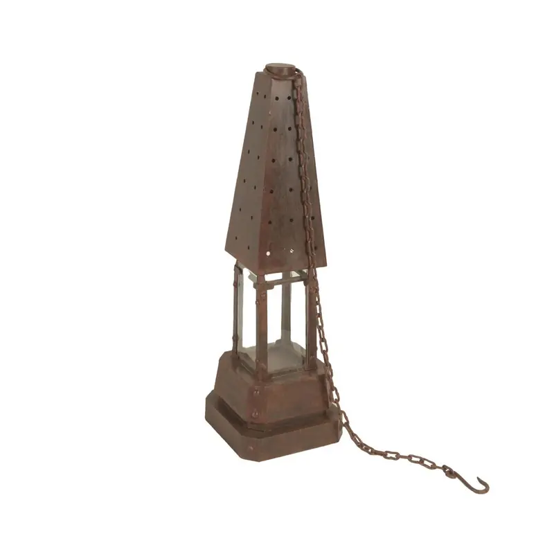 Rustic Iron Decorative Table Lamp – Industrial Farmhouse Accent 1