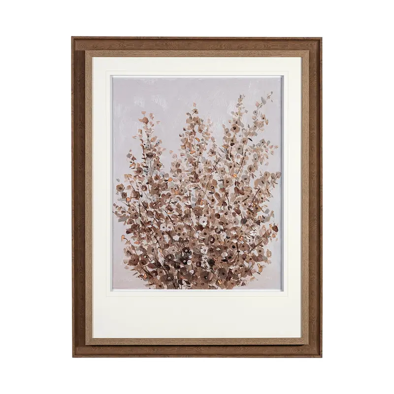'Rustic Wildflowers I' Framed Art Print By Tim O’Toole – Glass-Matted 1
