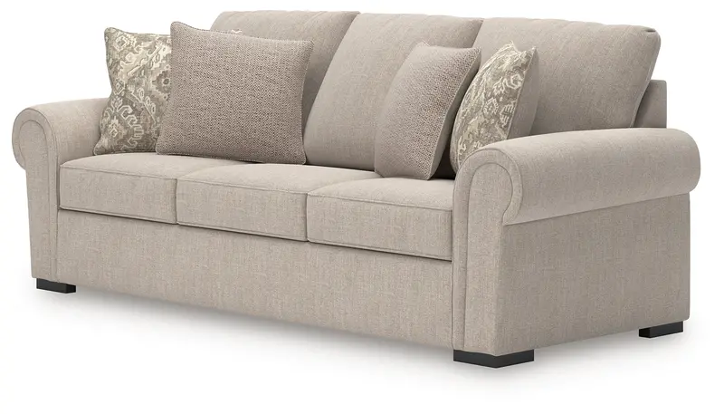 Sararose Heather Fabric Sofa 1