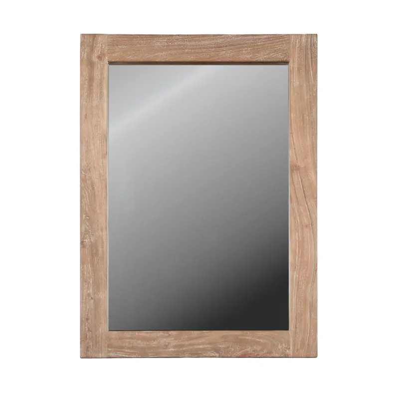 Sedona 42-Inch Brushed Acacia Wood Mirror 1