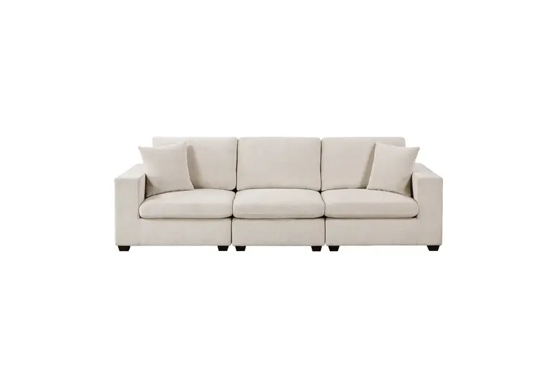 Serenity Beige Standard Sofa 1