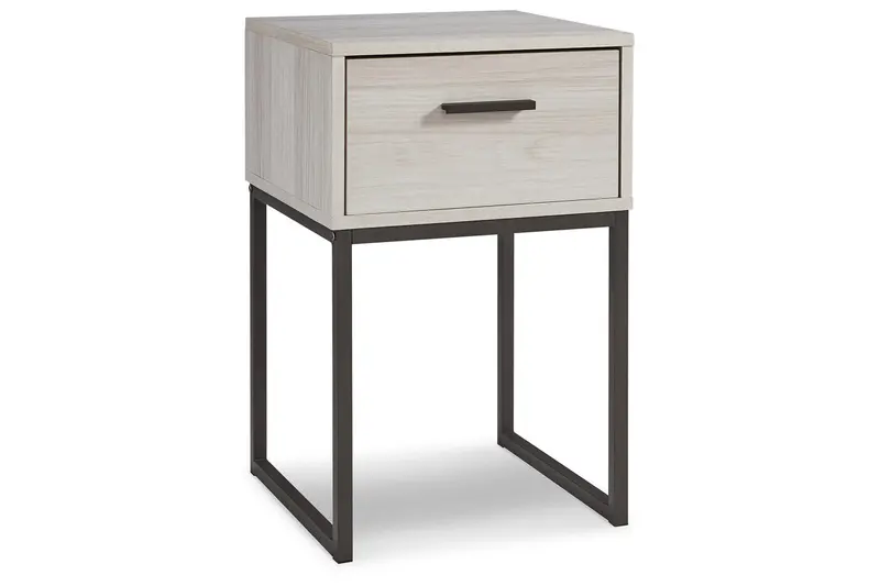 Socalle Light Natural Wood Nightstand 1