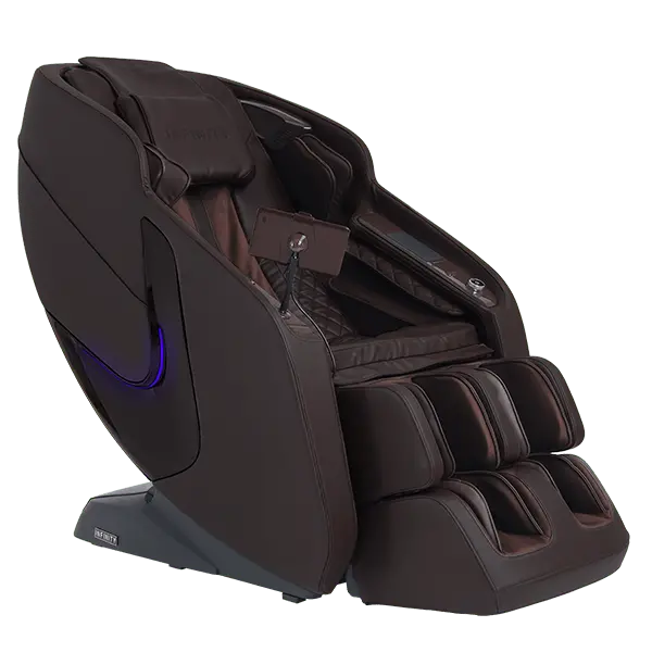 Solstice Deluxe Brown Reclining Massage Chair 1