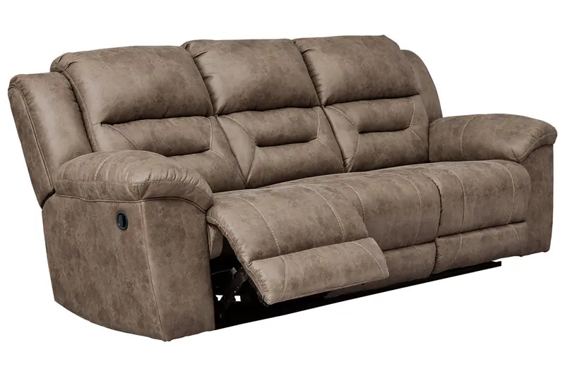 Stoneland Fossil-Print Power Reclining Sofa 1