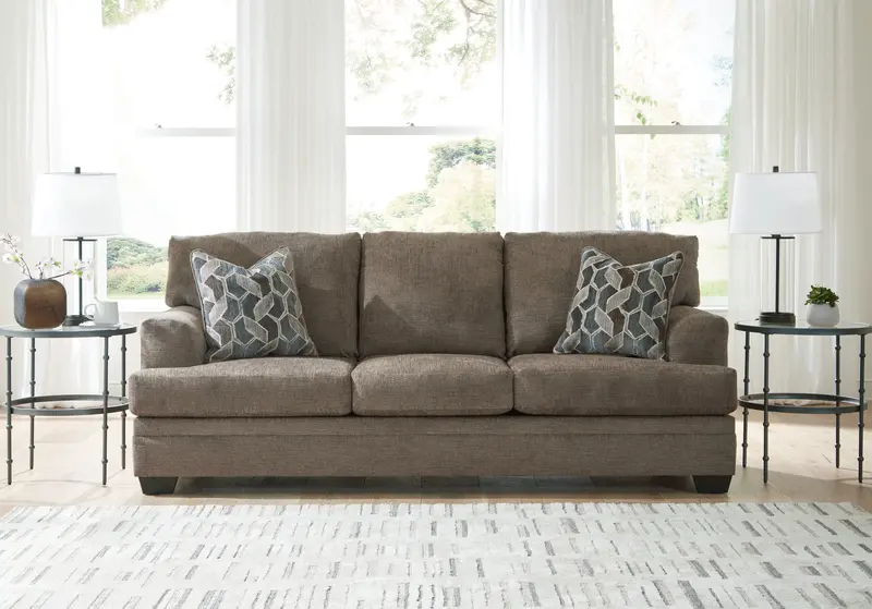 Stonemeade Nutmeg Fabric Sofa 1