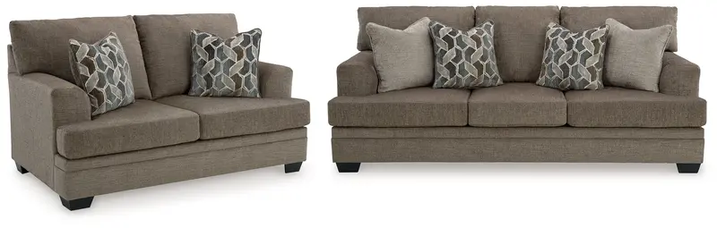 Stonemeade Queen Sofa Sleeper And Complementary Loveseat 1