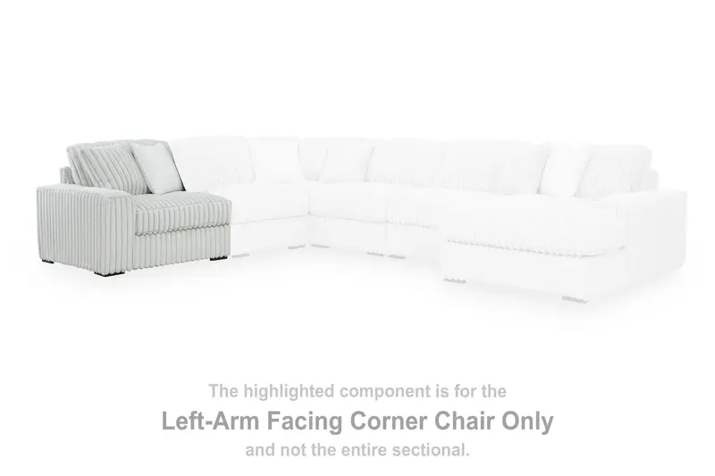 Stupendous Alloy Corner Chair – Left-Arm Facing Layout 1