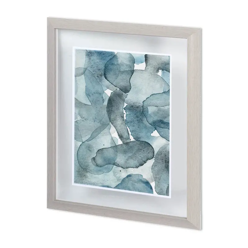 Swim I Framed Art Print By Mercana Studio – Hand Embellished & Matted Under Glass 1