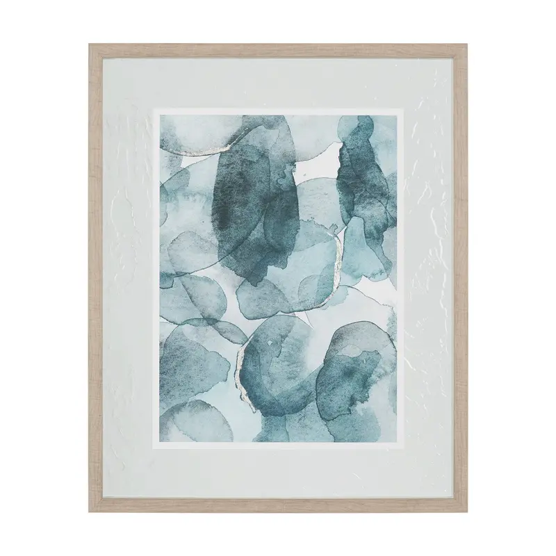 Swim Ii Framed Art Print By Mercana Studio – Hand Embellished & Matted Under Glass 1