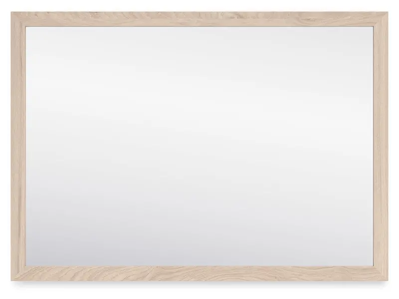 Tan Framed Bedroom Mirror – Cadmori Wall Decor (Mirror Only) 1