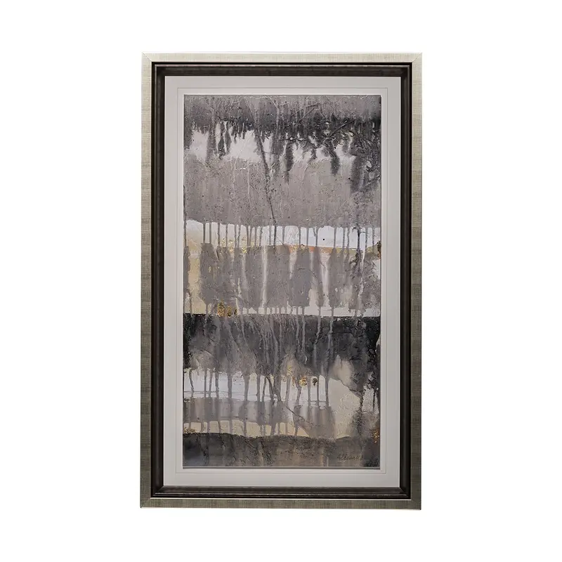 Tectonic I – Framed & Matted Textured Art Print Under Glass By Albena Hristova 1