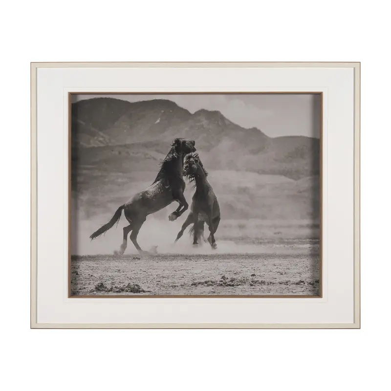 The Meeting – Hand-Embellished Framed Photo Art Print Under Glass By Nancy Crowell 1