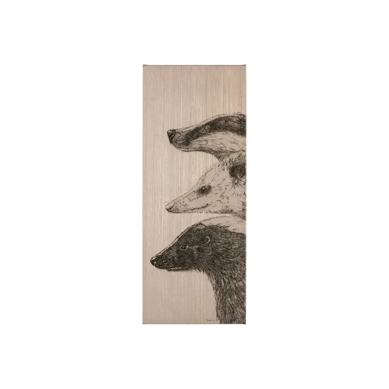 Three Is A Crowd I Canvas Art By Mercana Studio – Textured Hand-Embellished Wall Decor 1