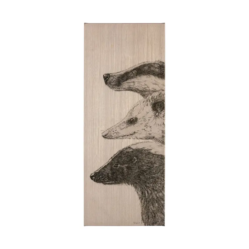 Three Is A Crowd I Canvas Art By Mercana Studio – Textured Hand-Embellished Wall Hanging 1