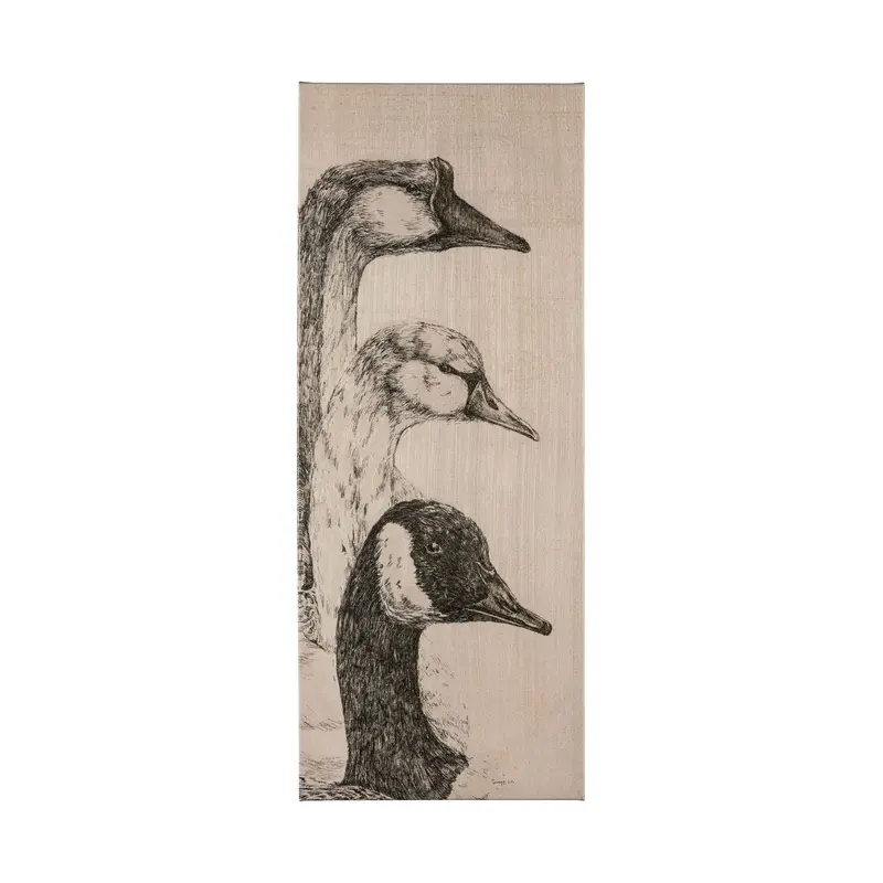 Three Is A Crowd Ii Canvas Art By Mercana Studio – Textured Hand-Embellished Wall Decor 1