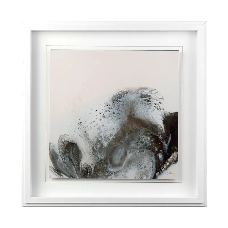 Threshold I – Mercana Studio Hand-Textured Framed Wall Art 1