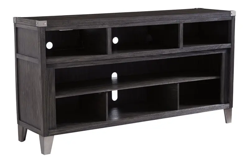 Todoe Gray 65-Inch Media Console – Clean-Line Tv Stand Without Fireplace 1