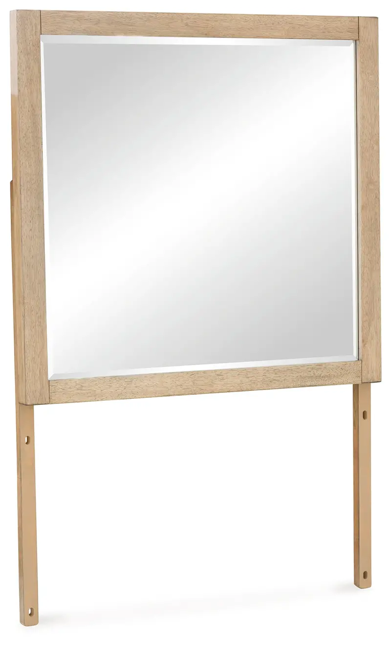 Tomtyn Light Brown Wall Mirror – Bedroom Accent (Mirror Only) 1