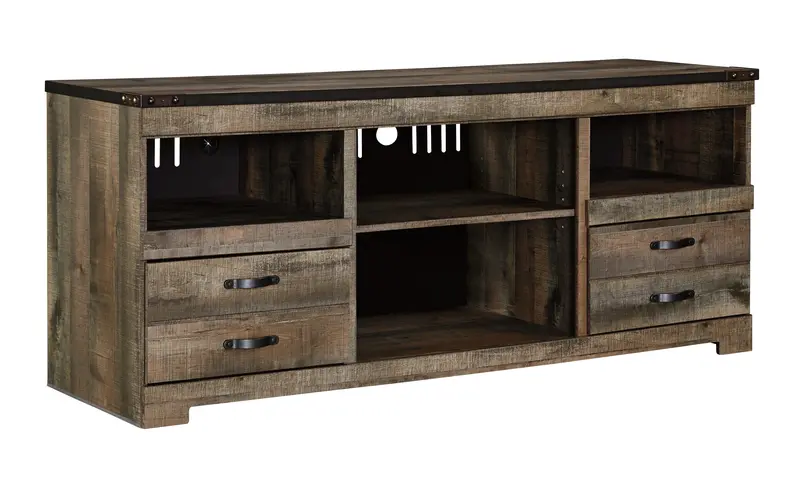 Trinell Brown 63-Inch Media Console Tv Stand 1