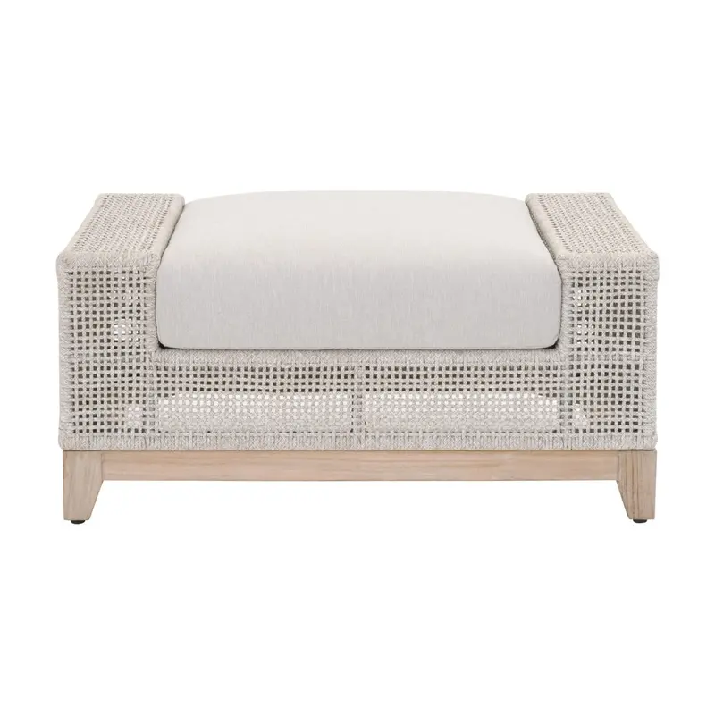 Tropez Weather-Resistant Outdoor Ottoman 1