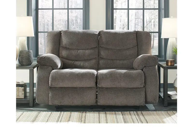 Tulen Gray Power Reclining Loveseat 1