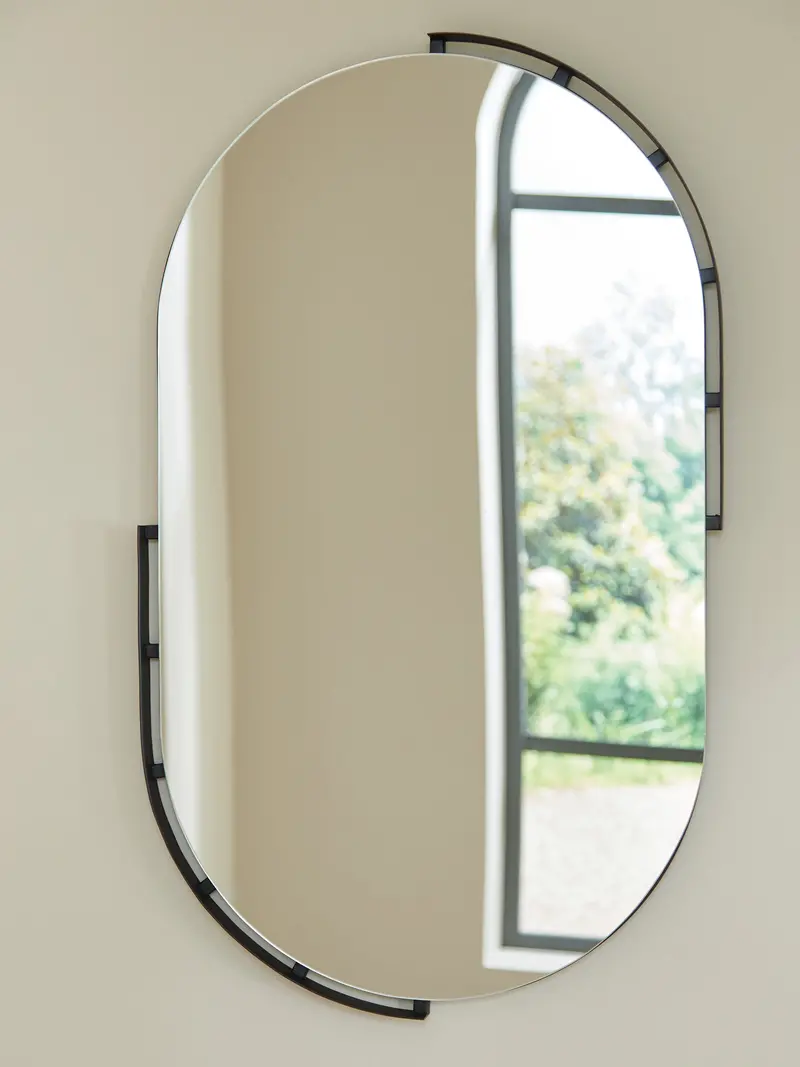 Valkings Black Framed Accent Mirror – Set Of Two 1