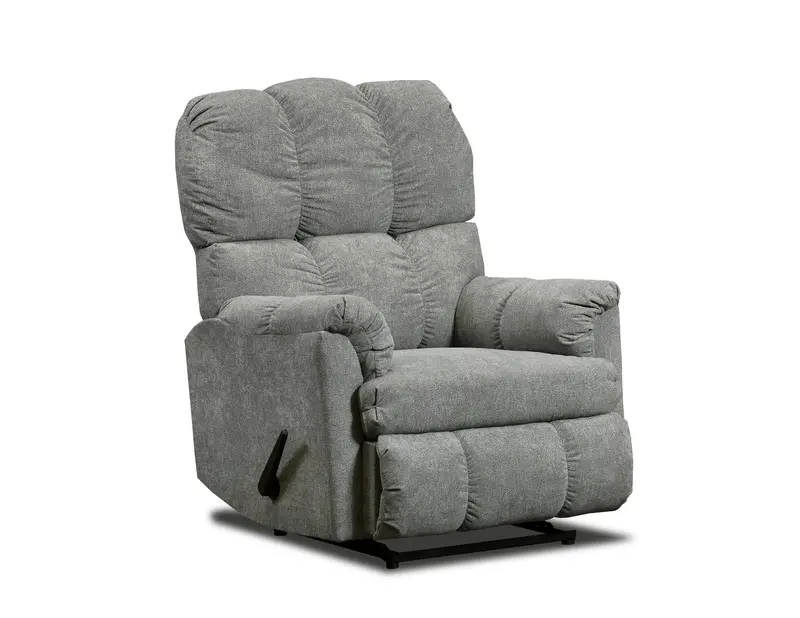 Venus Gray Tufted Recliner Sofa 1