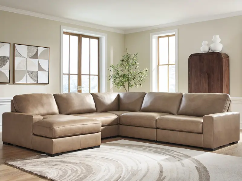 Veronella Sahara 5-Piece L-Shaped Sectional With Chaise Option 1