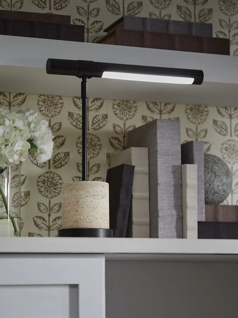 Vinmour Brown And Beige Adjustable Desk Lamp 1