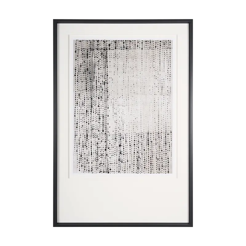 Warm 'Dot Texture Tan Iii' Wall Art By Mercana Studio – Hand-Embellished Framed Print Under Glass 1