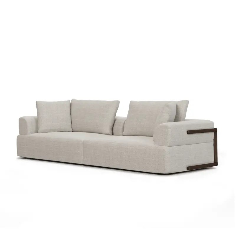 Warner Gray Two-Section Modular Sofa Set 1