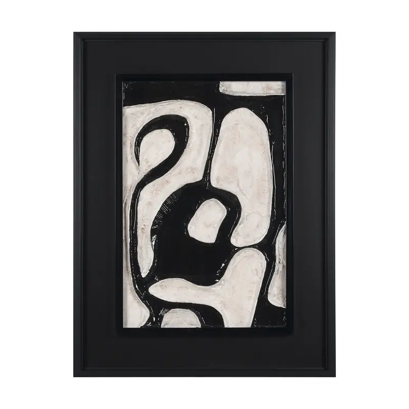 Webs Of Ink – Original Handmade Framed Artwork Under Glass By Studio M 1