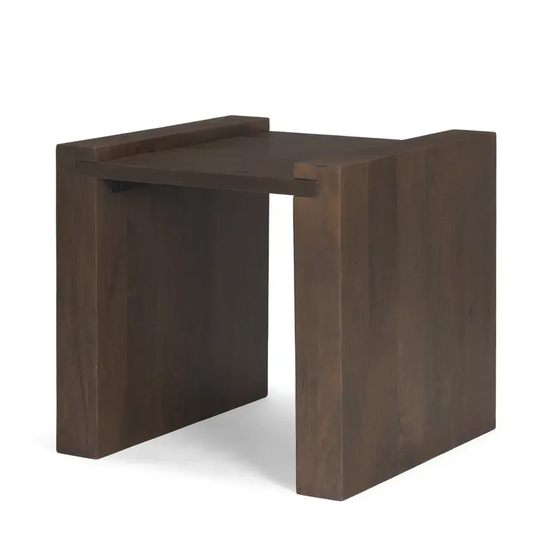 Wesson Dark Brown Wooden Accent Table 1