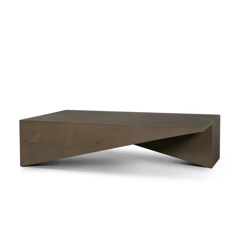 West Mid-Brown Oak Rectangular Coffee Table 1