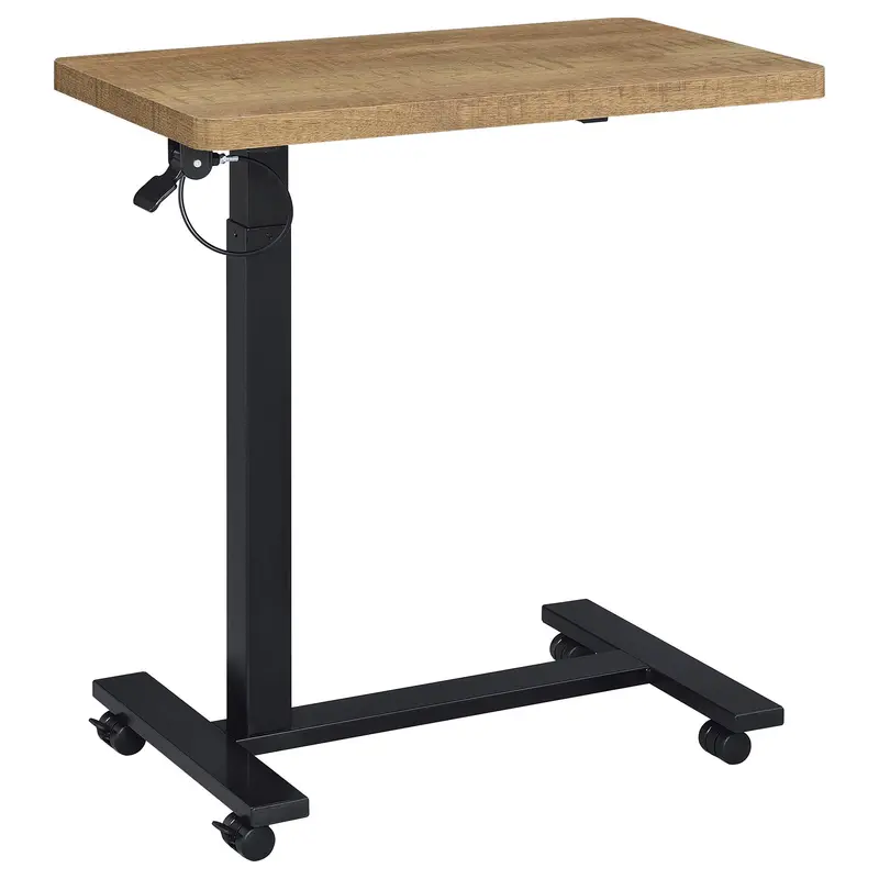 Westpark Mango Adjustable C-Shaped Side Table – Pneumatic Height & Casters 1