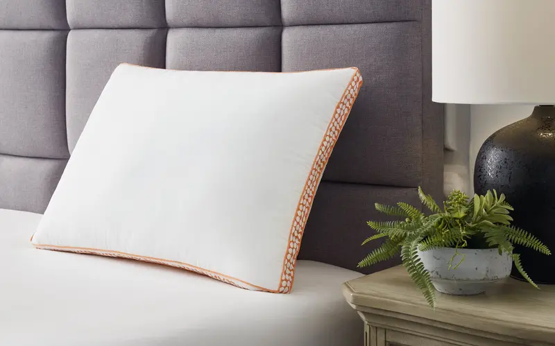 White And Orange Tri-Function Throw Pillow Set (6-Pack) 1
