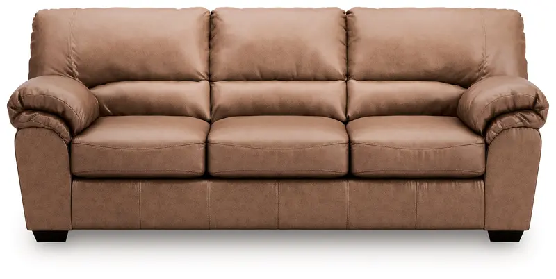 Willowbend Caramel Fabric Sofa – Mid-Century Inspired Lounge 1
