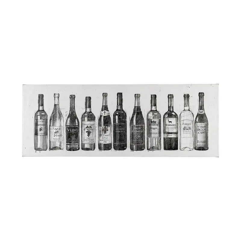 Wine Cellar Crop Limited-Edition Canvas By Avery Tillmon – Hand-Embellished Textured Wall Art 1