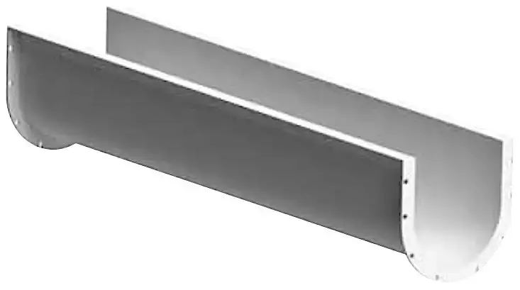 14 Inch Angle Screw Conveyor Trough – 12 Foot Length (305-4400) 1