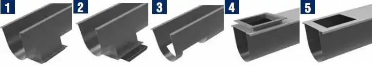 14-Inch Screw Conveyor Discharge Spout With Manual Slide Gate (Part #342-2458) 1