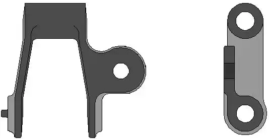 445-A1R Conveyor Attachment – Ansi 445 Series, Type A1R Linkage 1