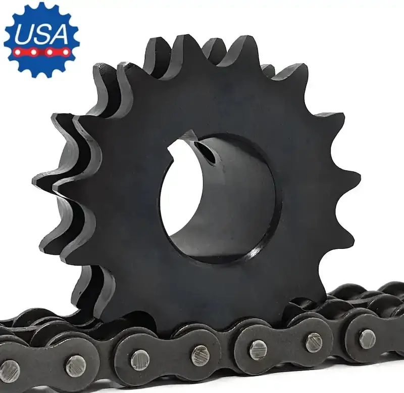 D40Bs12H Finished-Bore Sprocket – 7/8" Hub, 40-Series, Hardened Teeth 1