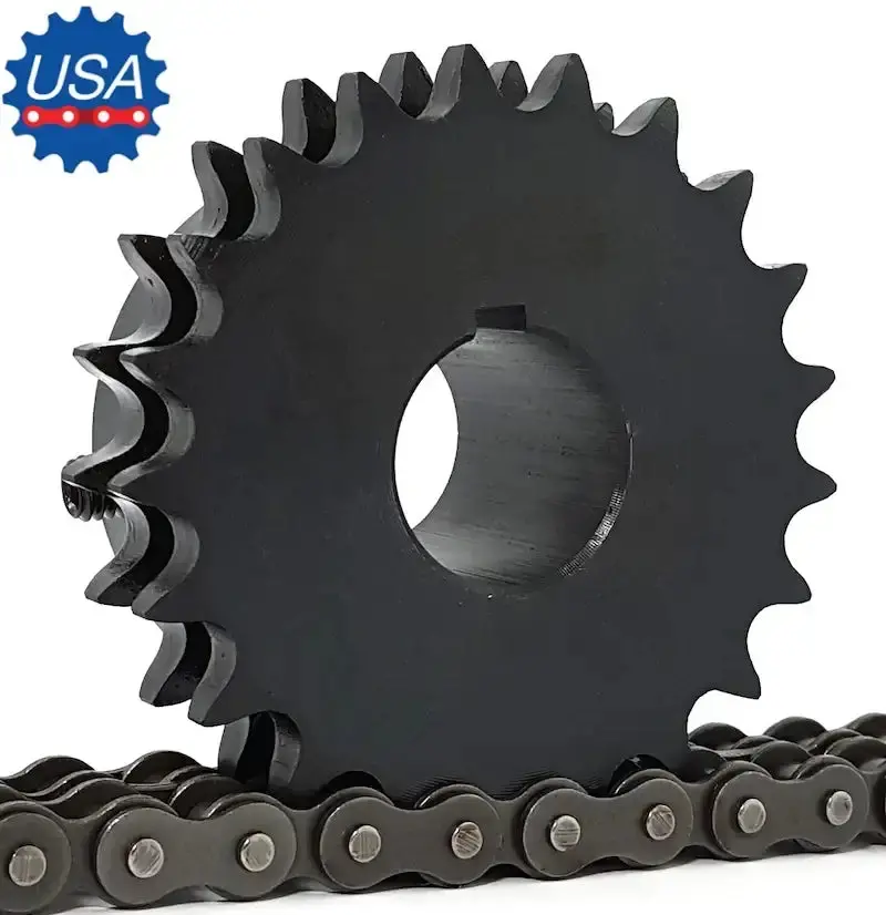 D80Bs24H Sprocket With 1-Inch Finished Bore 1