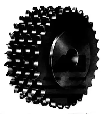 Four-Strand F100B13 Sprocket For Heavy-Duty Power Transmission 1