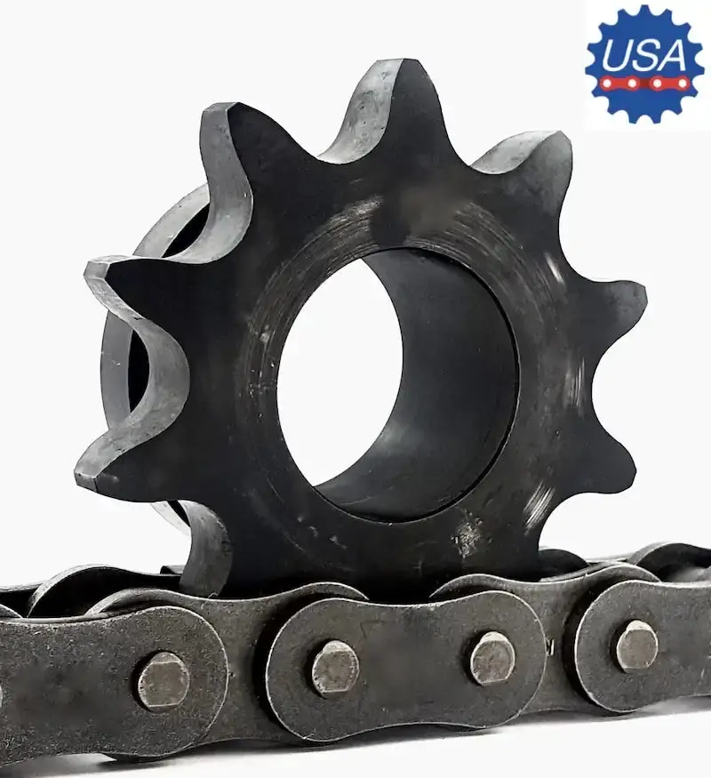 Taper-Bushed 160R28H Roller Chain Sprocket 1
